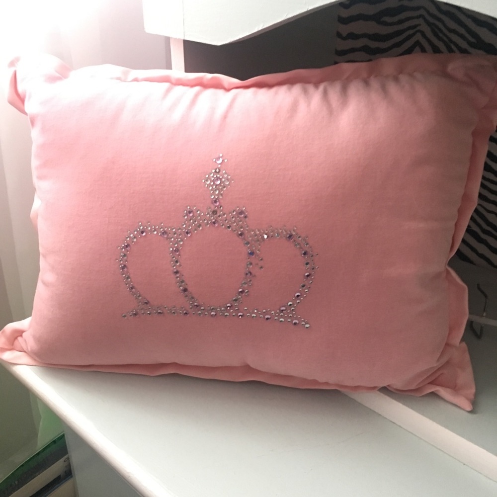 ❌SOLD❌ Pink Princess Tiara Pillow